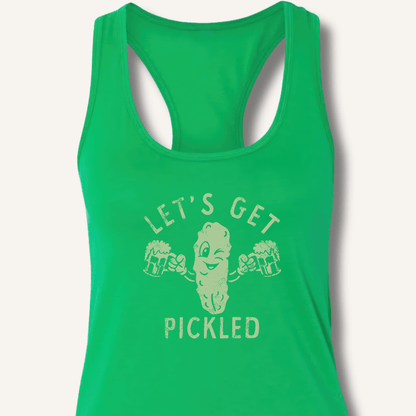 Let's Get Pickled Racerback Tank - Sip & Shirt