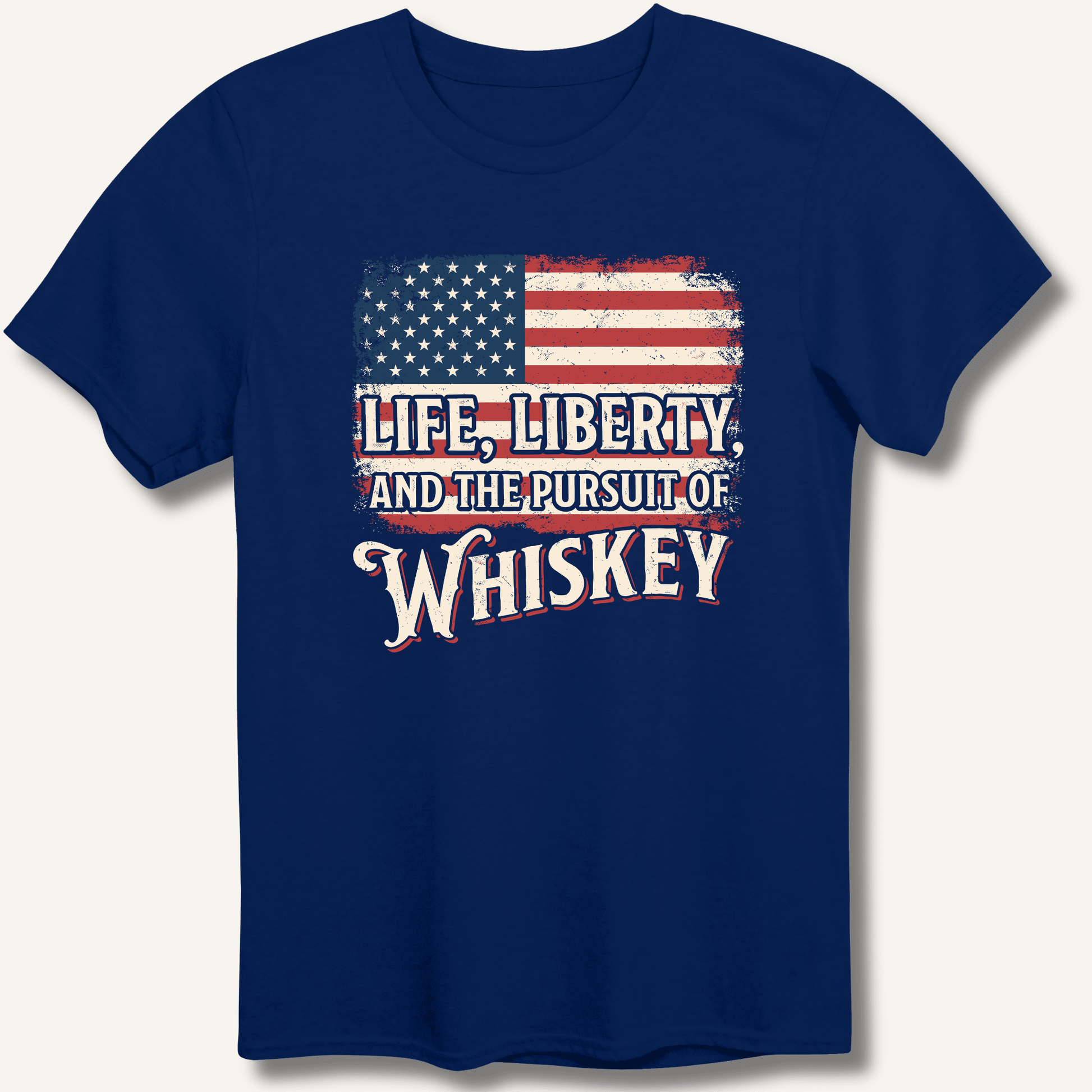 Life, Liberty, and the Pursuit of Whiskey T-Shirt - Sip & Shirt