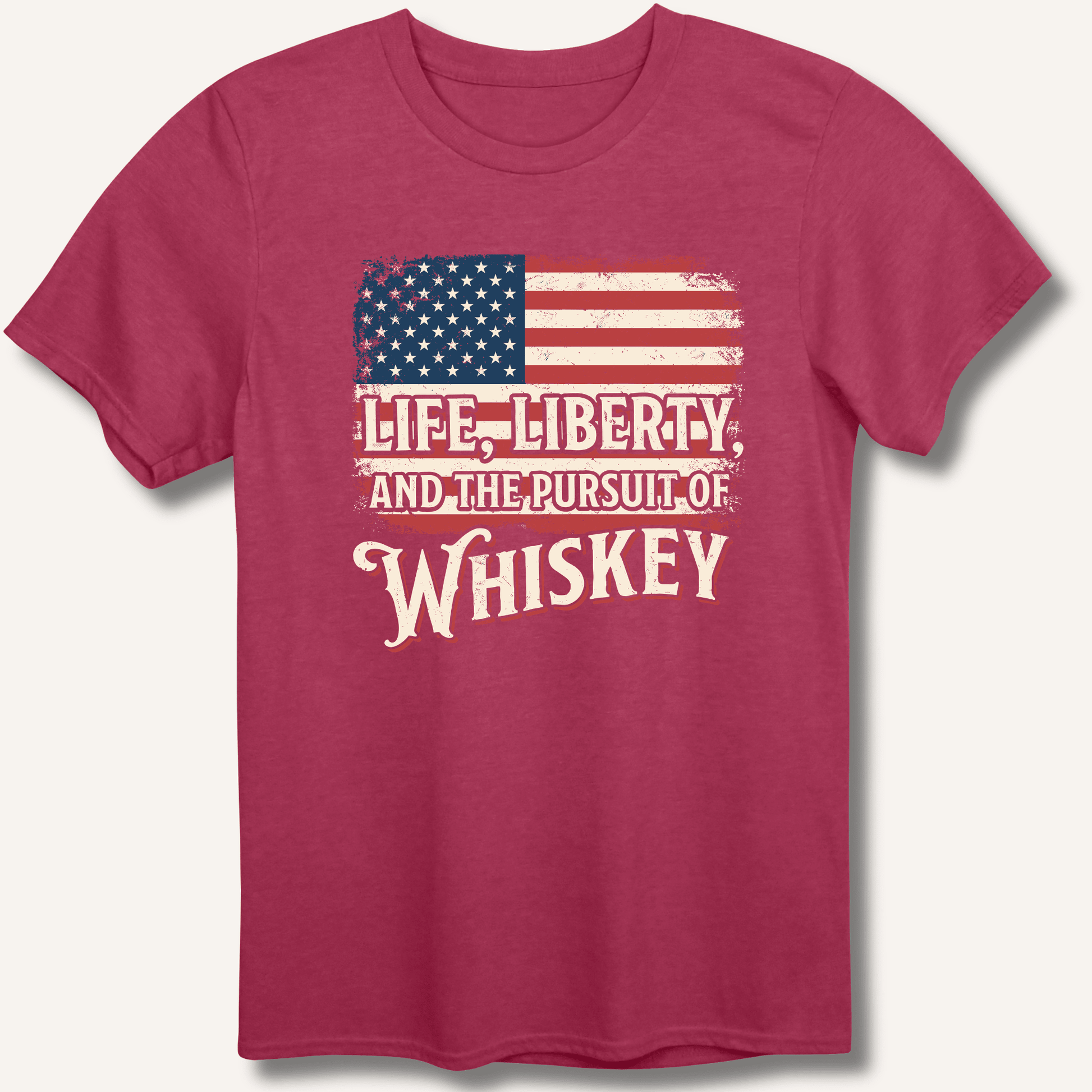 Life, Liberty, and the Pursuit of Whiskey T-Shirt - Sip & Shirt