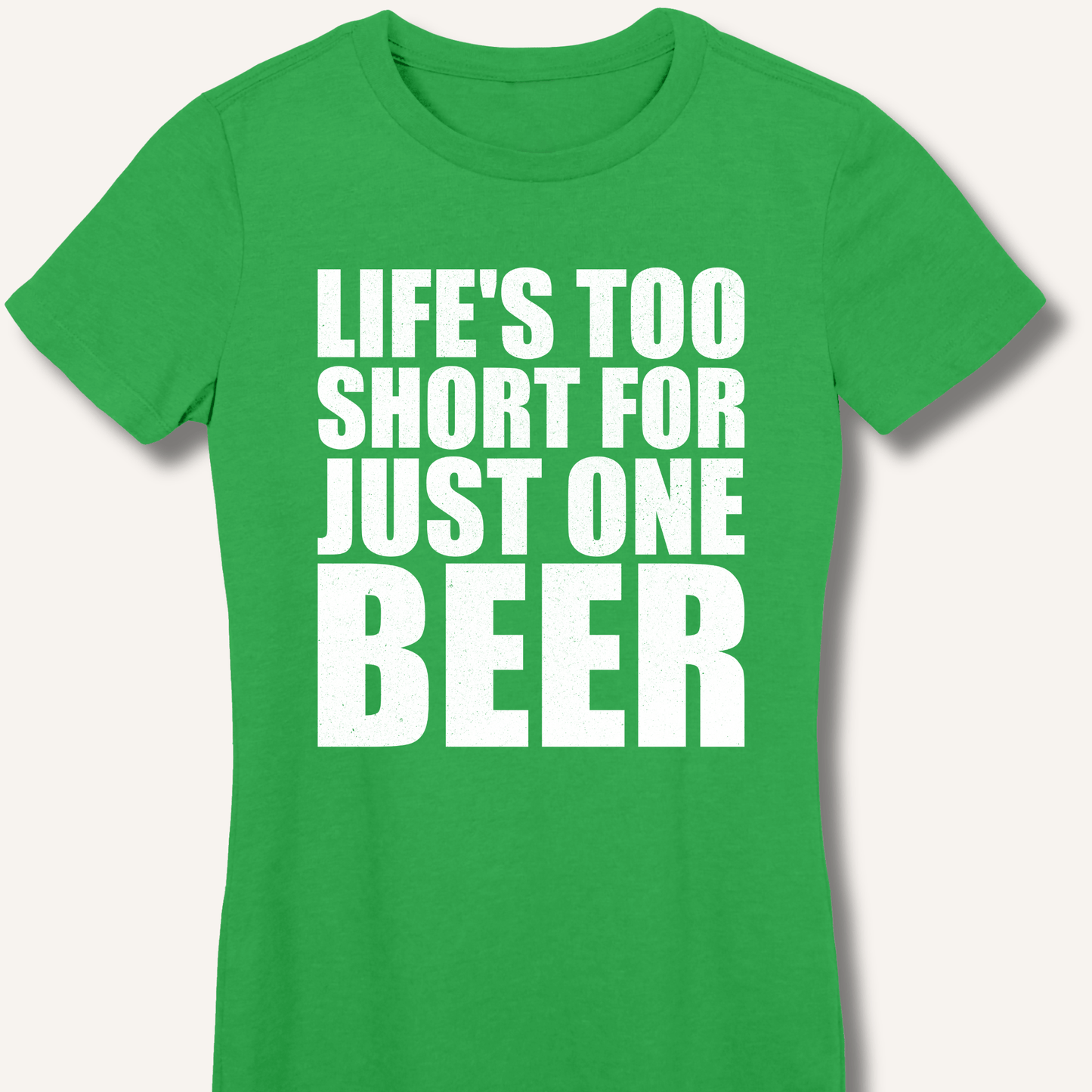 Life's Too Short Fitted T-Shirt - Sip & Shirt
