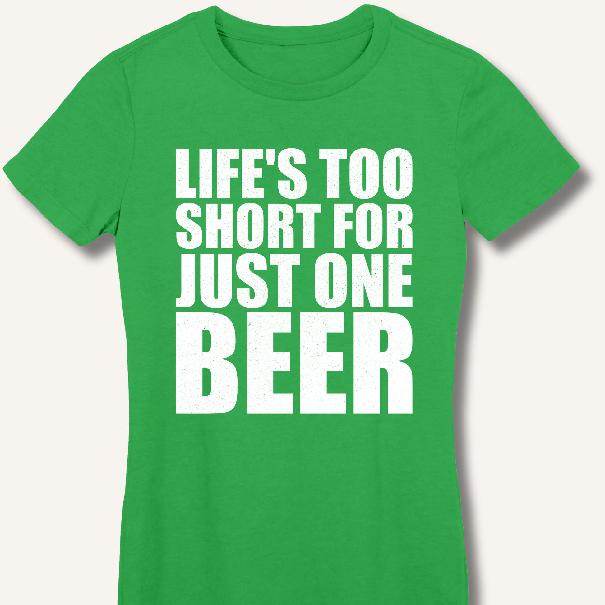 Life's Too Short Fitted T-Shirt - Sip & Shirt