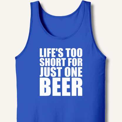 Life's Too Short Tank - Sip & Shirt