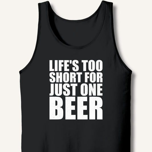 Life's Too Short Tank - Sip & Shirt