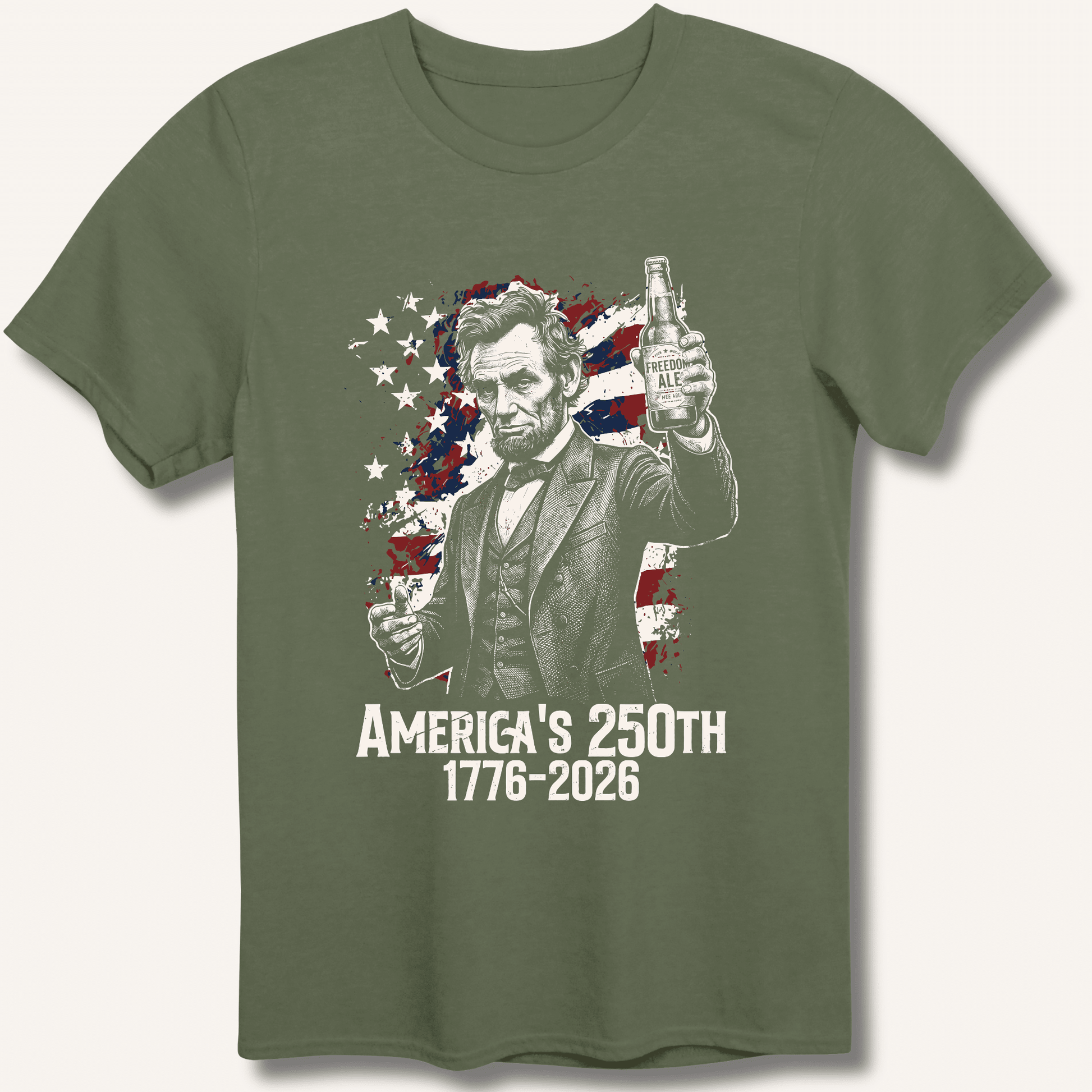 Lincoln's 250th Toast T-Shirt - Sip & Shirt