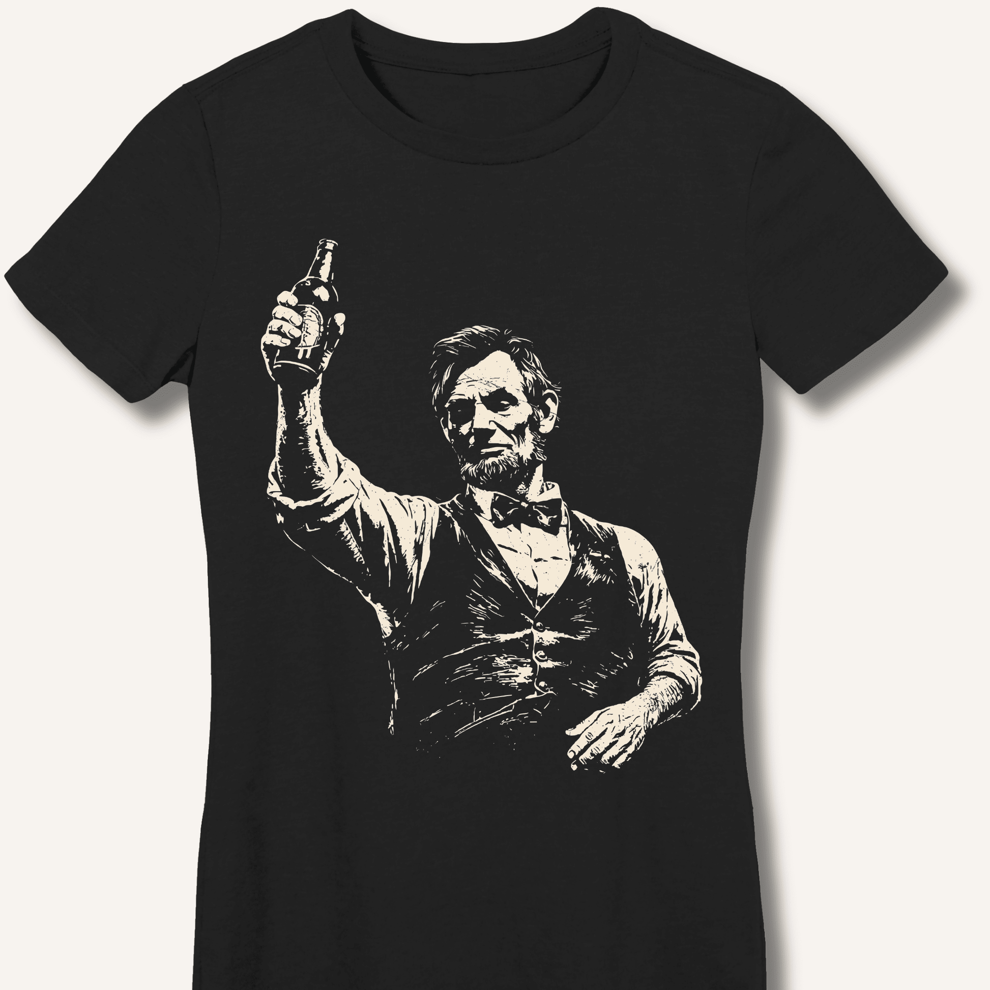 Lincoln's Toast Fitted T-Shirt - Sip & Shirt