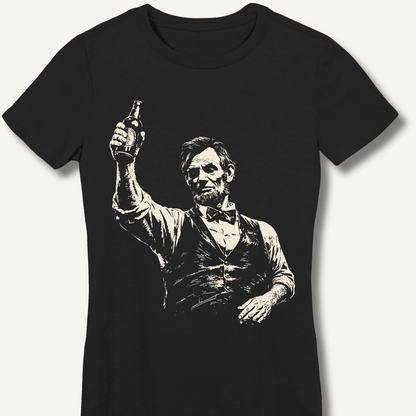 Lincoln's Toast Fitted T-Shirt - Sip & Shirt