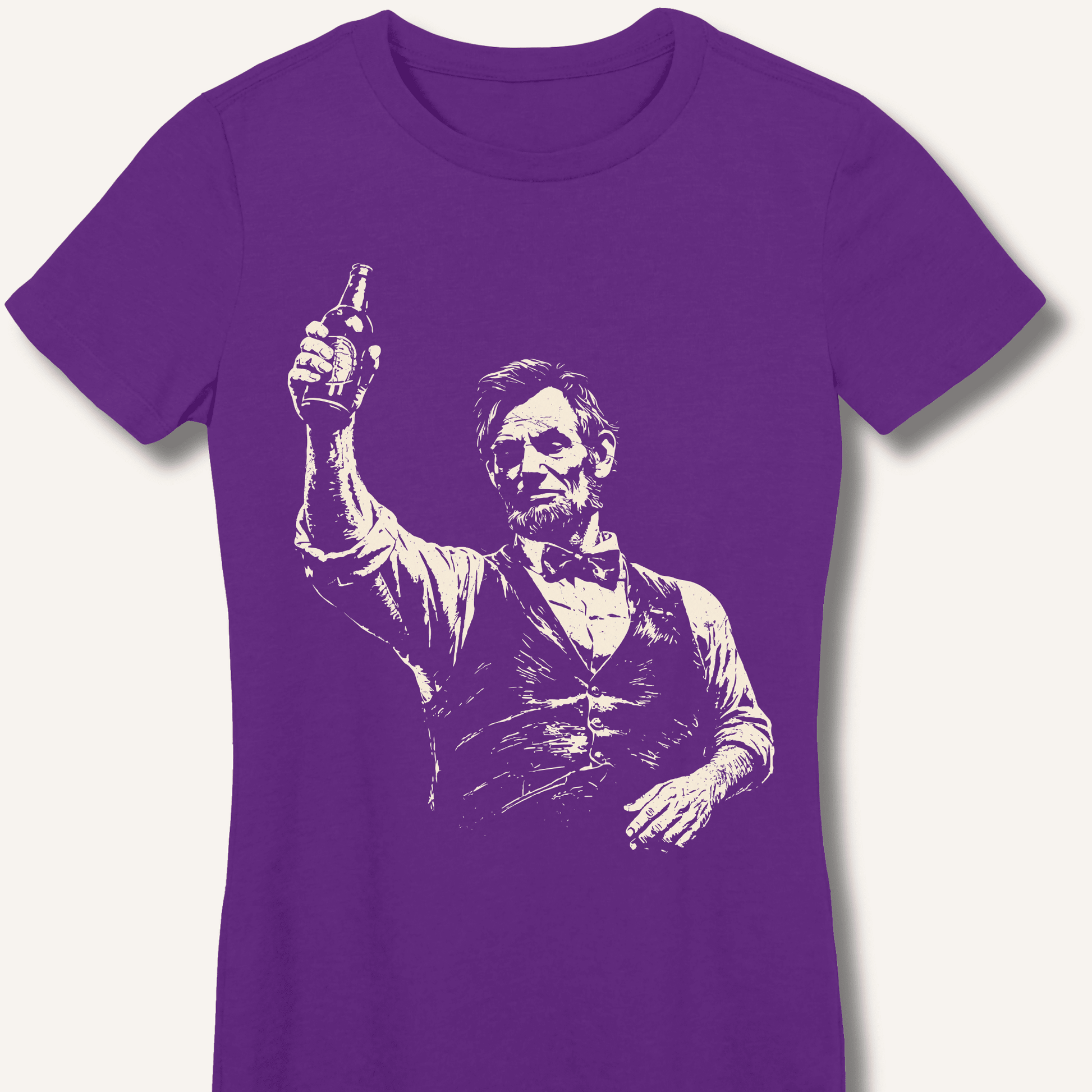 Lincoln's Toast Fitted T-Shirt - Sip & Shirt