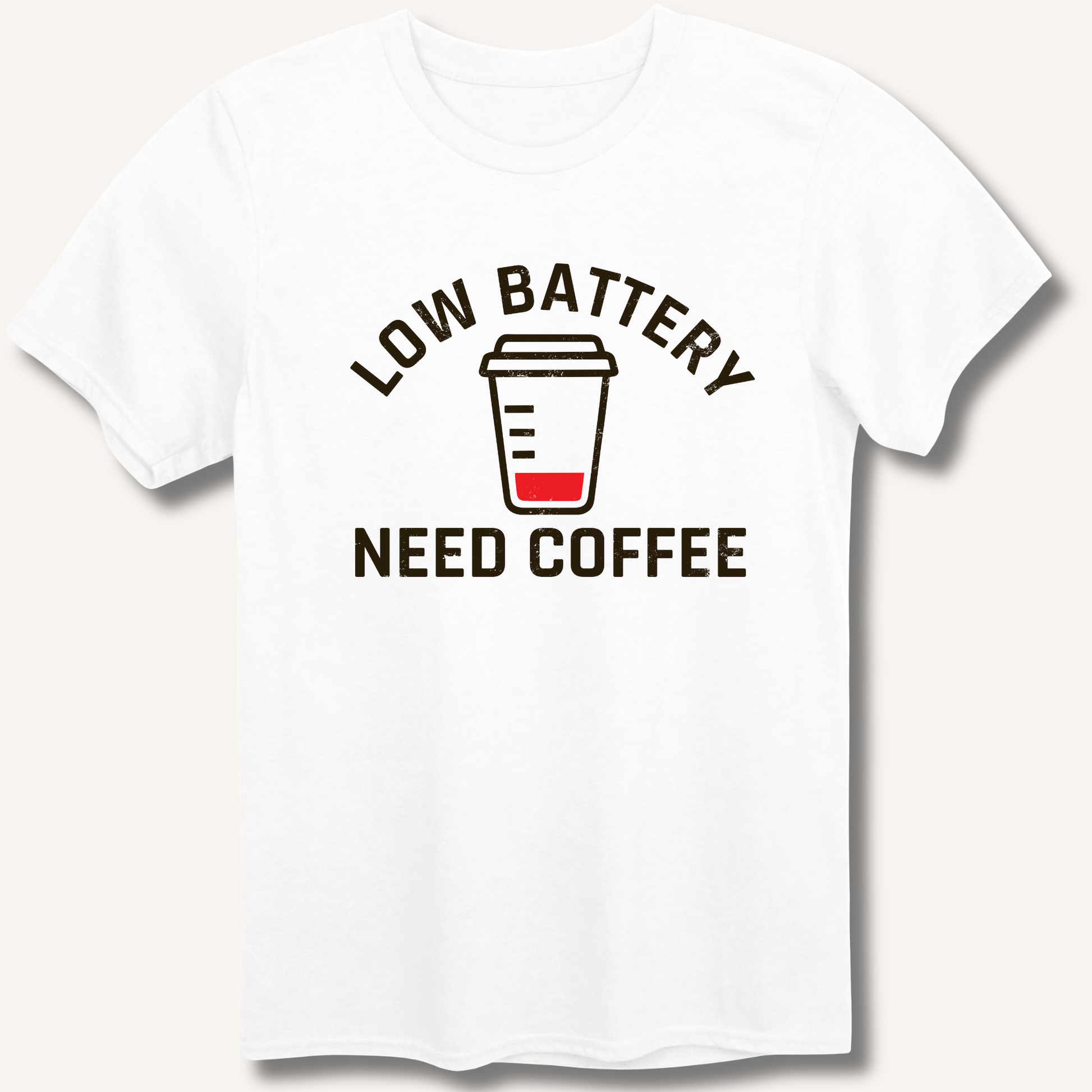 Low Battery T-Shirt - Sip & Shirt