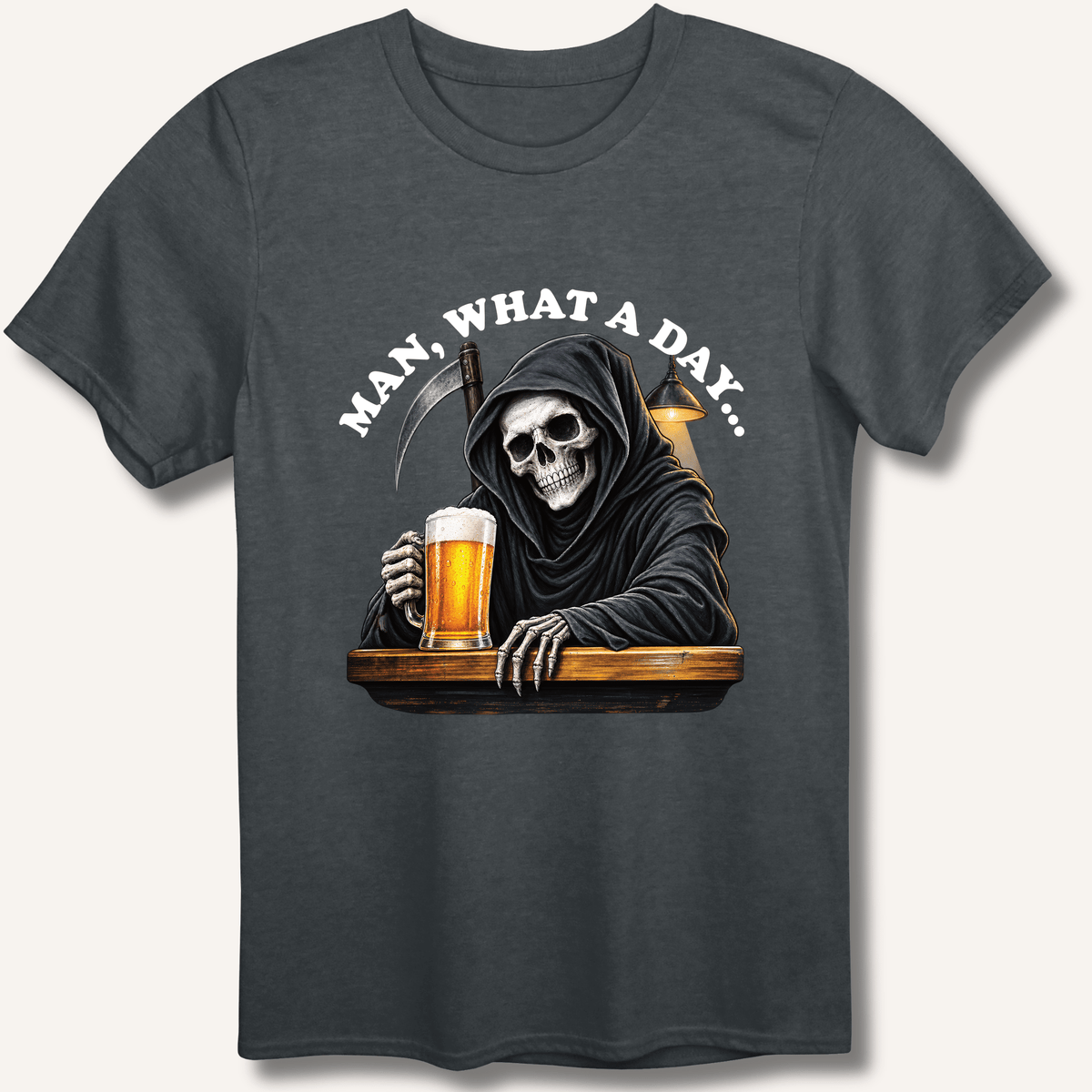 Man, What A Day T-Shirt - Sip & Shirt
