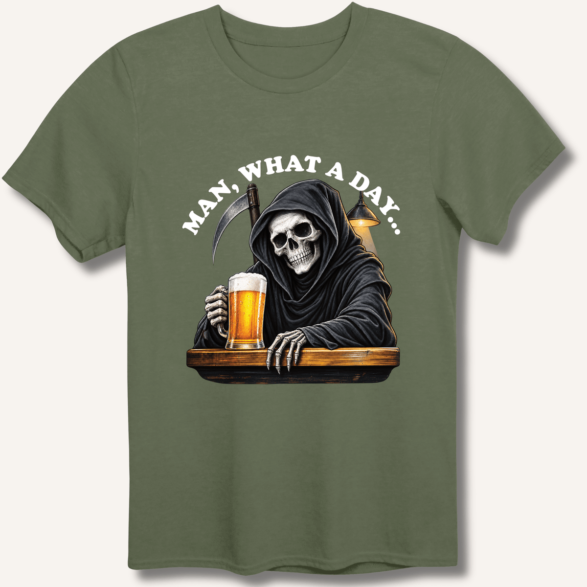 Man, What A Day T-Shirt - Sip & Shirt