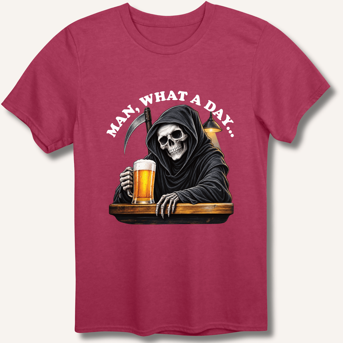 Man, What A Day T-Shirt - Sip & Shirt
