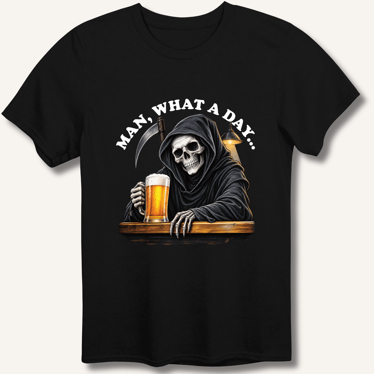 Man, What A Day T-Shirt - Sip & Shirt