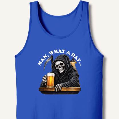 Man, What A Day Tank - Sip & Shirt