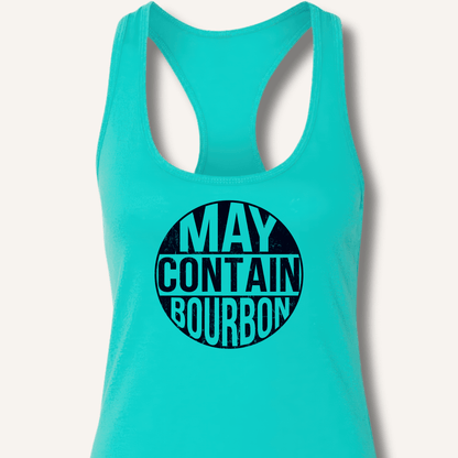 May Contain Bourbon Racerback Tank - Sip & Shirt