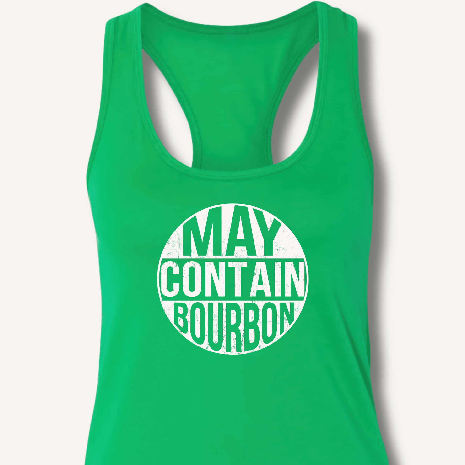 May Contain Bourbon Racerback Tank - Sip & Shirt