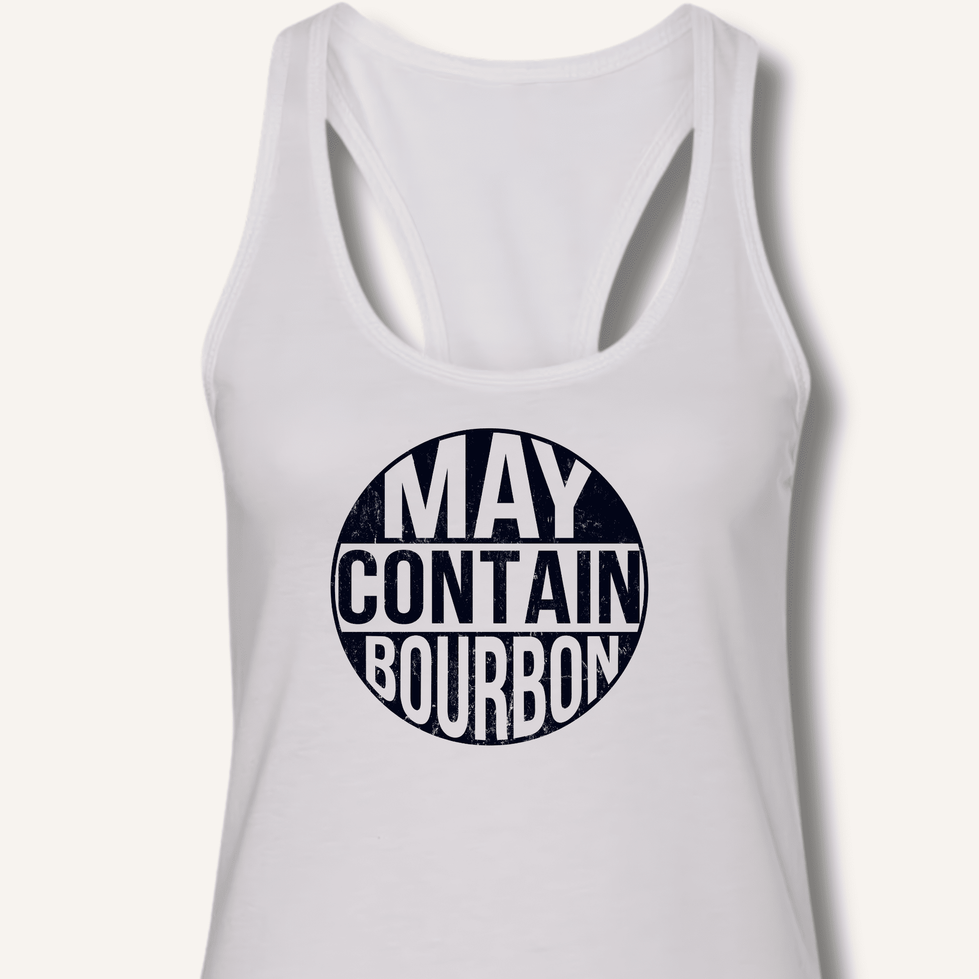 May Contain Bourbon Racerback Tank - Sip & Shirt
