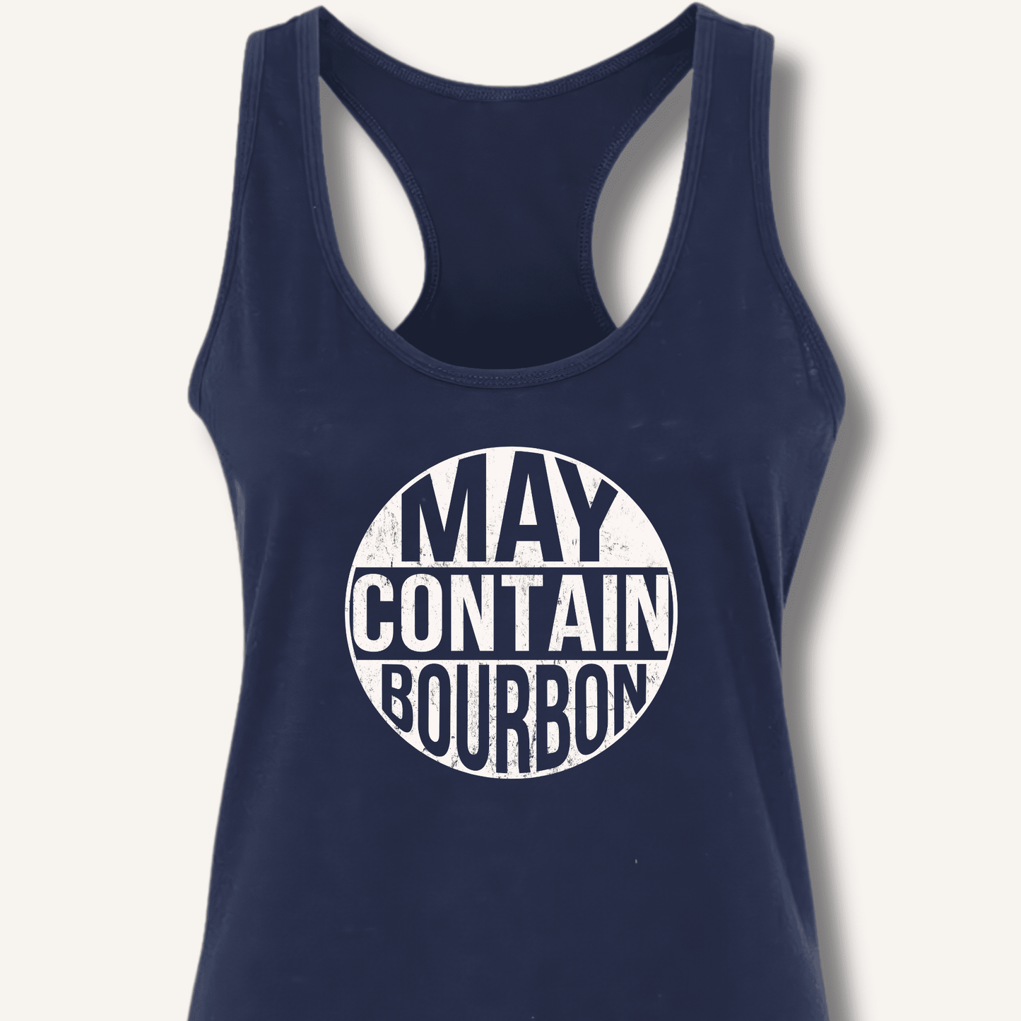 May Contain Bourbon Racerback Tank - Sip & Shirt