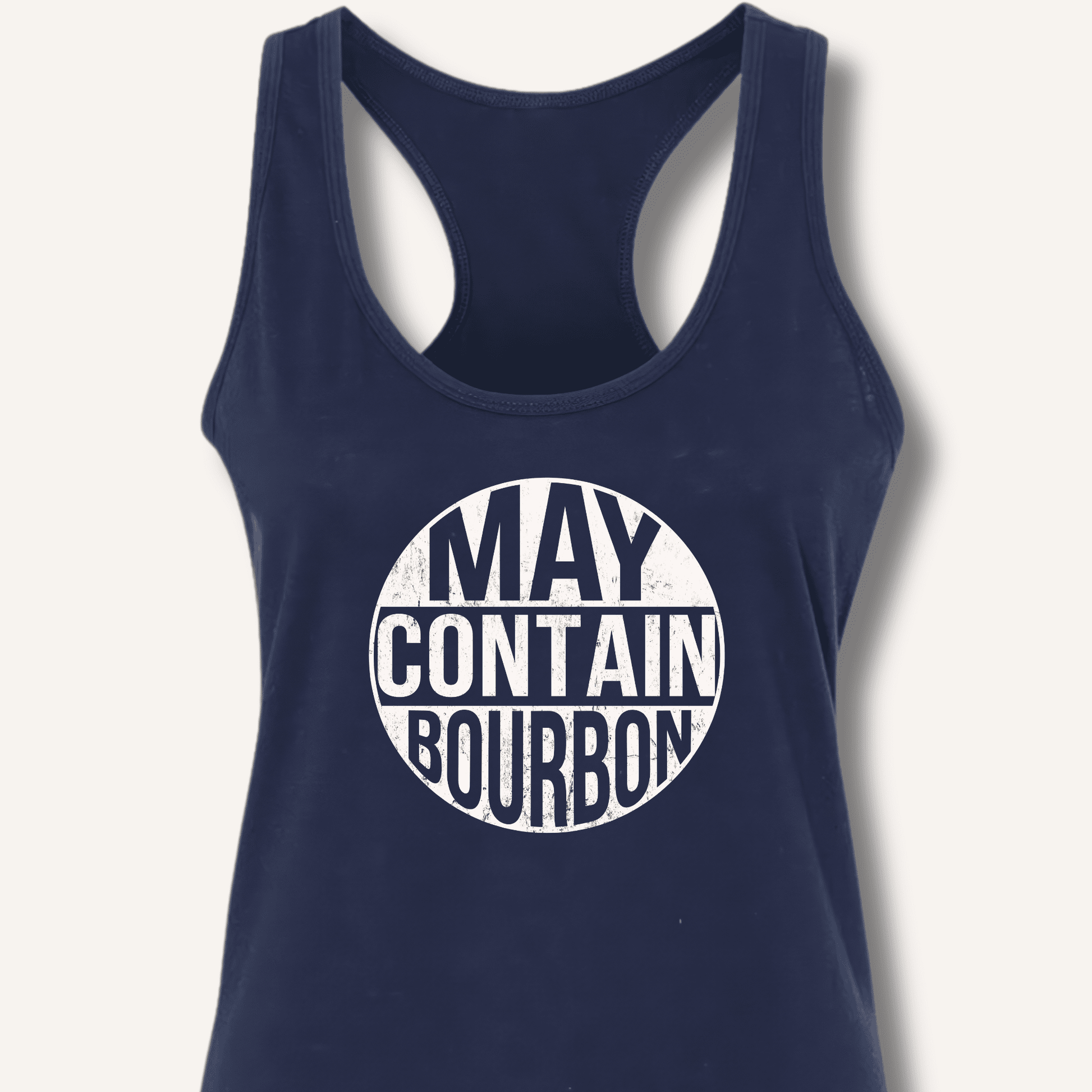 May Contain Bourbon Racerback Tank - Sip & Shirt