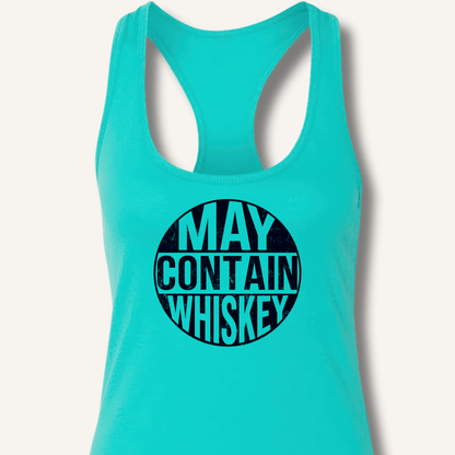 May Contain Whiskey Racerback Tank - Sip & Shirt