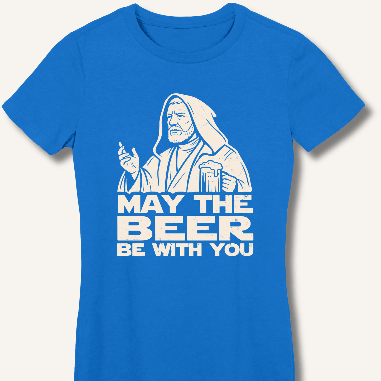 May the Beer Be With You Fitted T-Shirt - Sip & Shirt