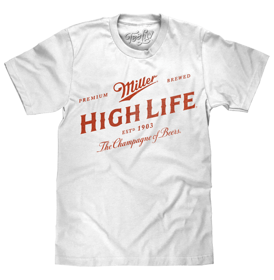 Miller High Life Beer Officially Licensed T-Shirt - Sip & Shirt