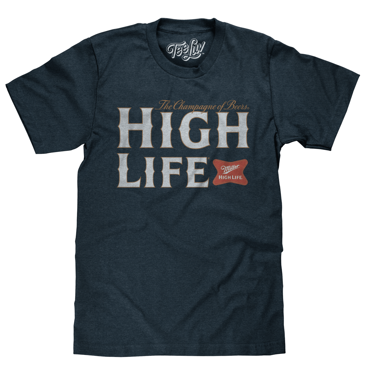 Miller High Life Champagne of Beers Officially Licensed T-Shirt - Sip & Shirt