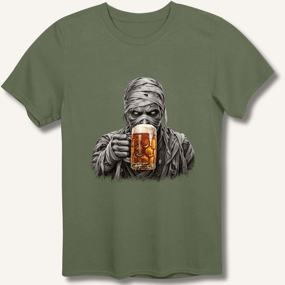 Mummy Drinking Beer T-Shirt - Sip & Shirt