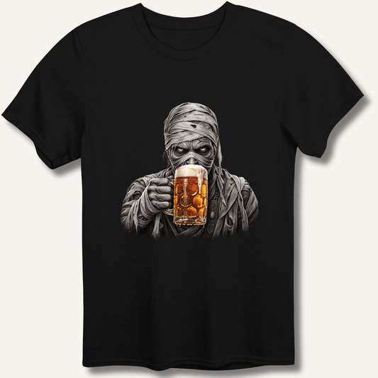 Mummy Drinking Beer T-Shirt - Sip & Shirt