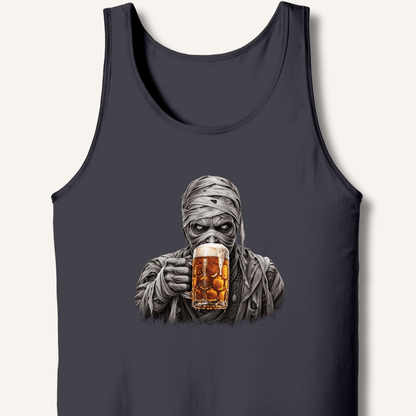 Mummy Drinking Beer Tank - Sip & Shirt