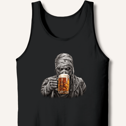 Mummy Drinking Beer Tank - Sip & Shirt
