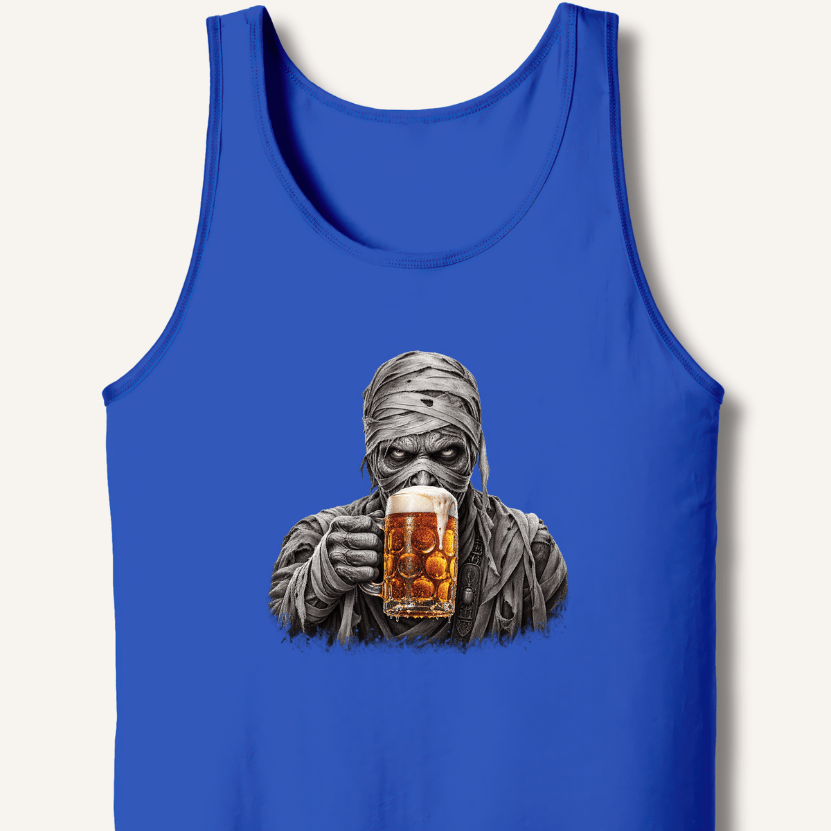 Mummy Drinking Beer Tank - Sip & Shirt