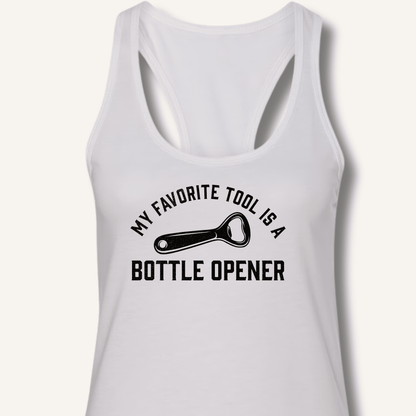 My Favorite Tool Racerback Tank - Sip & Shirt
