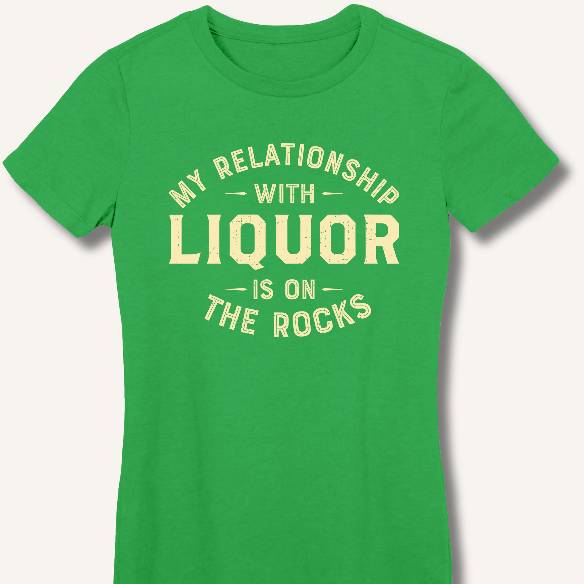 My Relationship With Liquor Fitted T-Shirt - Sip & Shirt