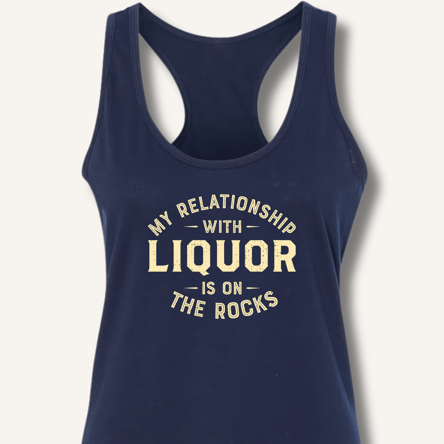 My Relationship With Liquor Racerback Tank - Sip & Shirt