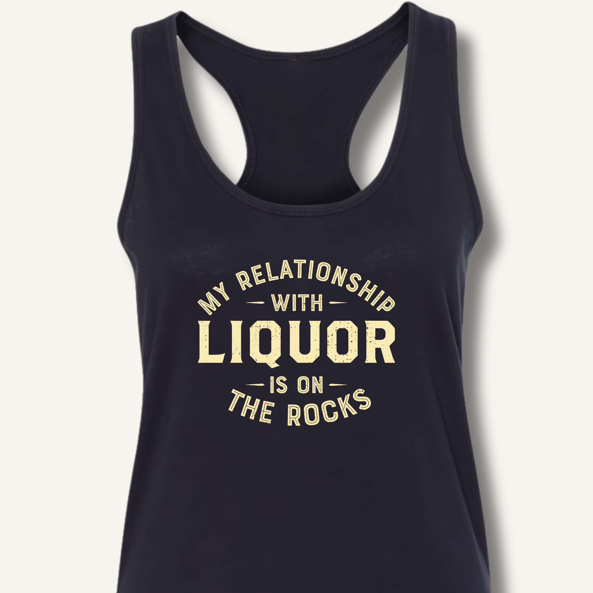 My Relationship With Liquor Racerback Tank - Sip & Shirt