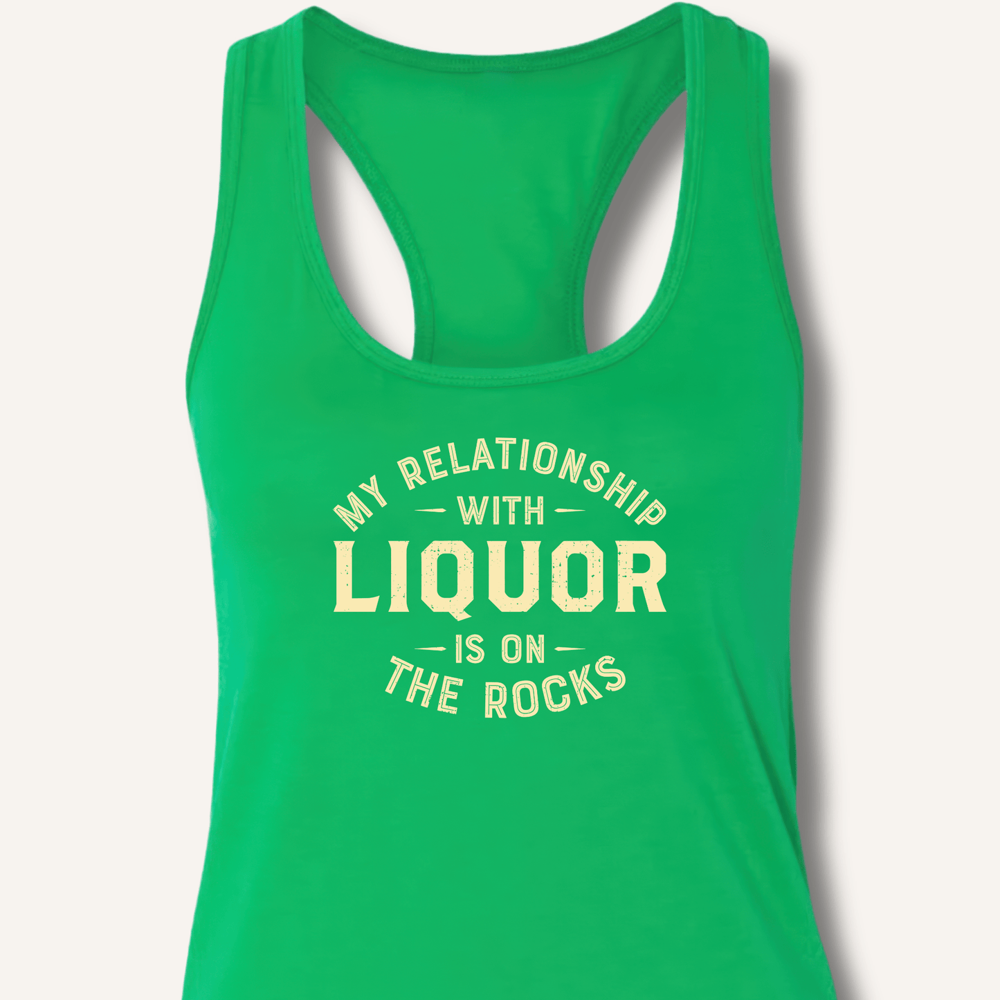 My Relationship With Liquor Racerback Tank - Sip & Shirt