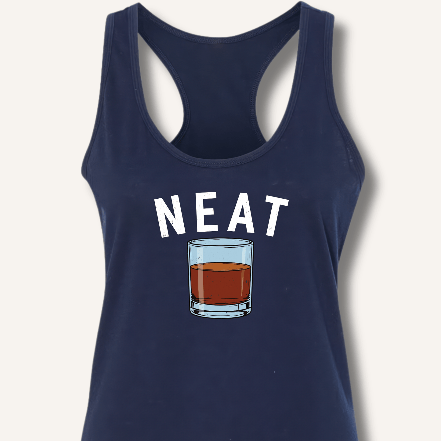 Neat Whiskey Racerback Tank - Sip & Shirt