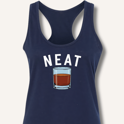 Neat Whiskey Racerback Tank - Sip & Shirt