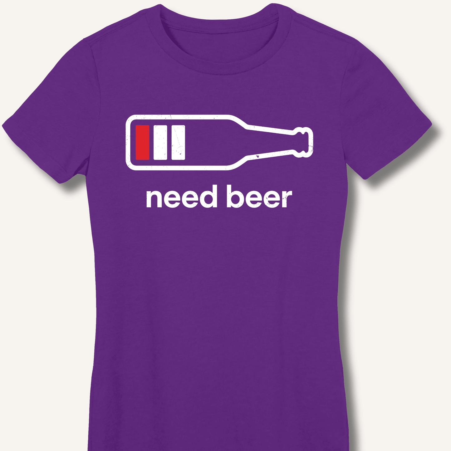 Need Beer Fitted T-Shirt - Sip & Shirt
