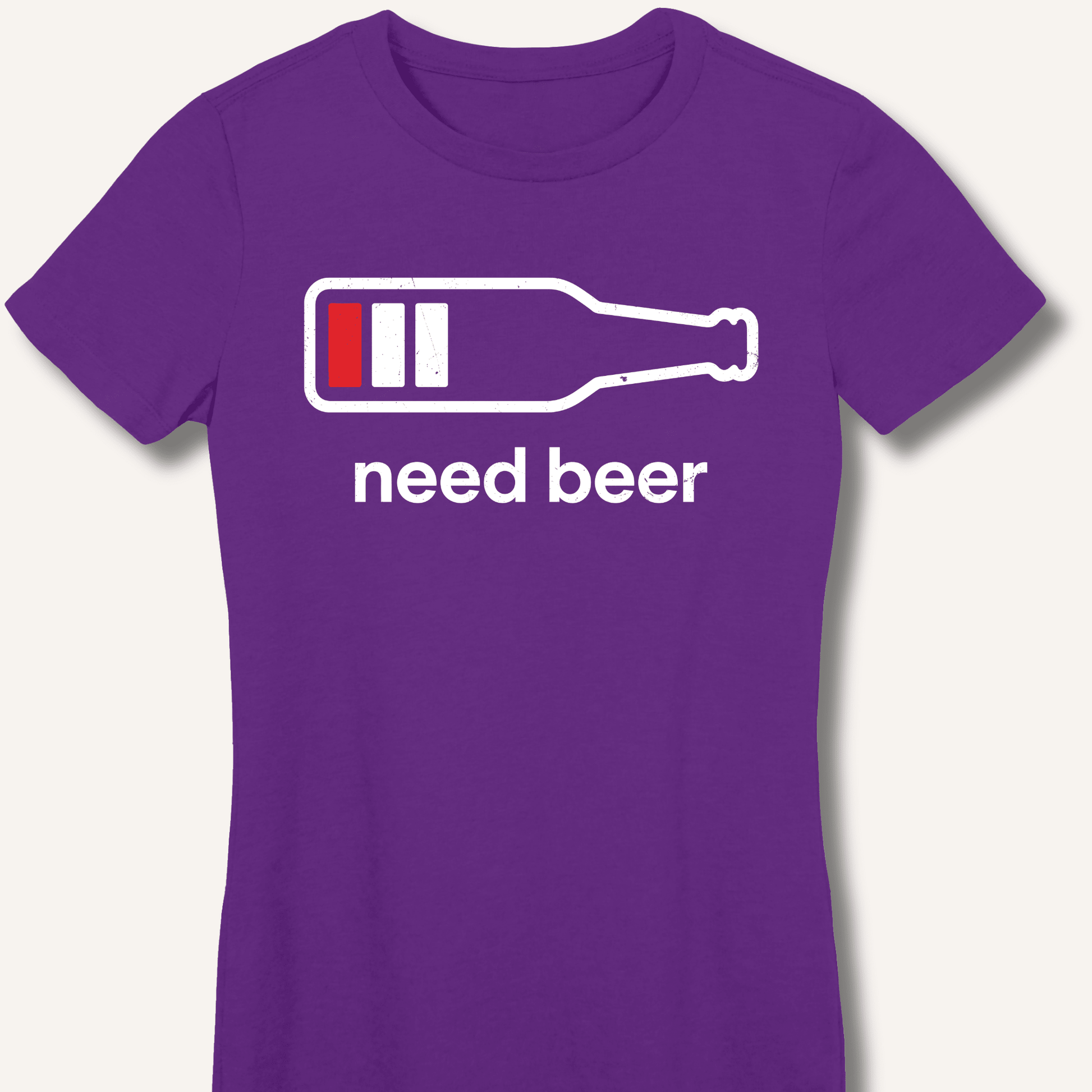 Need Beer Fitted T-Shirt - Sip & Shirt