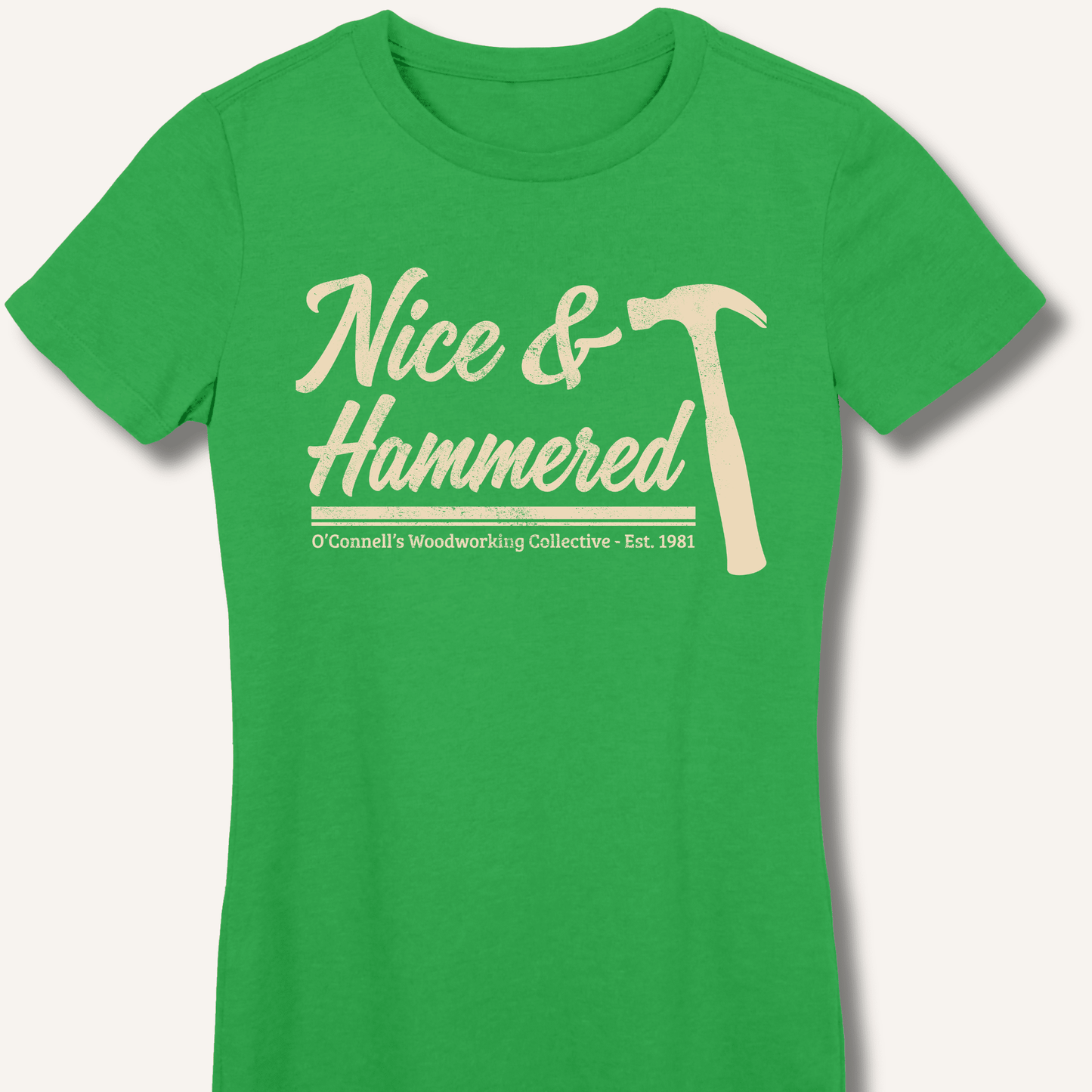 Nice & Hammered Fitted T-Shirt - Sip & Shirt