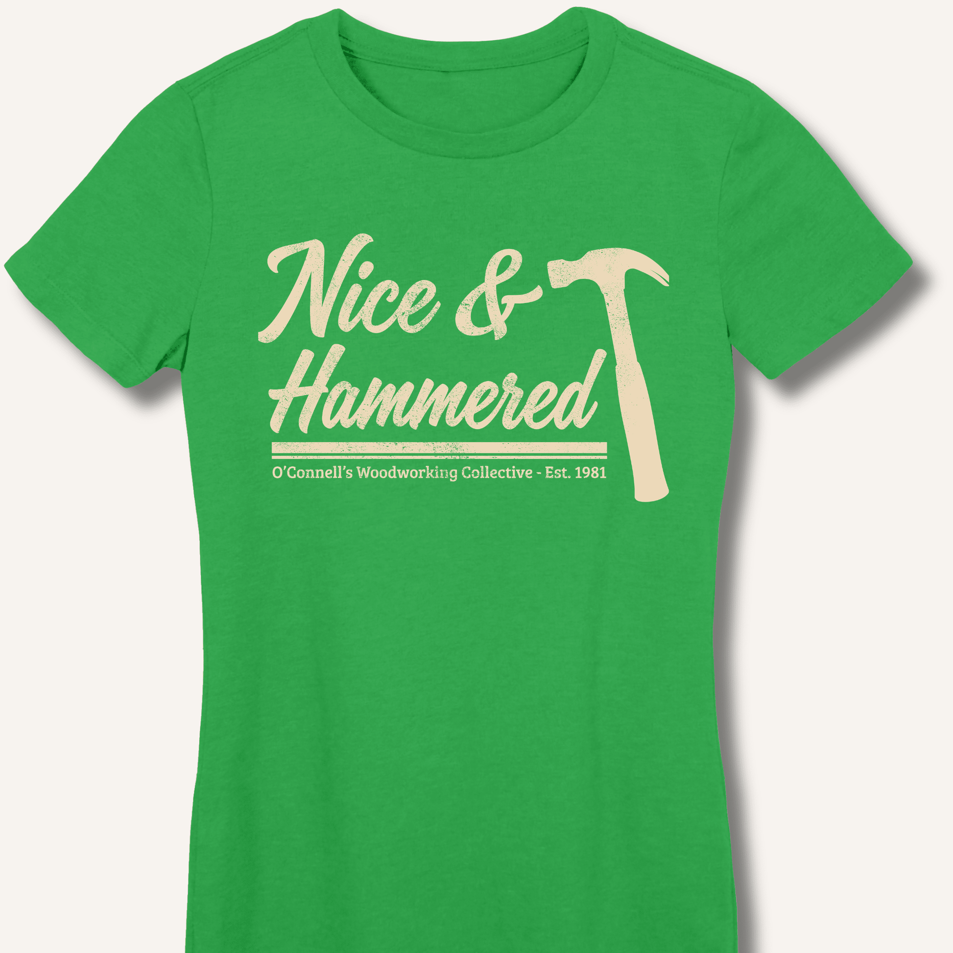 Nice & Hammered Fitted T-Shirt - Sip & Shirt