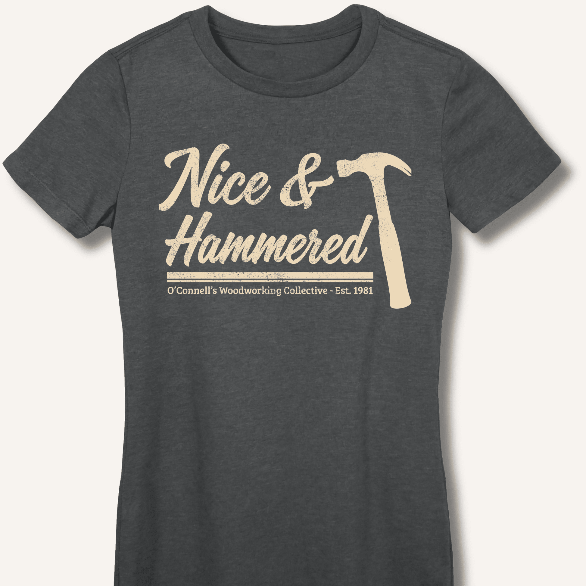 Nice & Hammered Fitted T-Shirt - Sip & Shirt