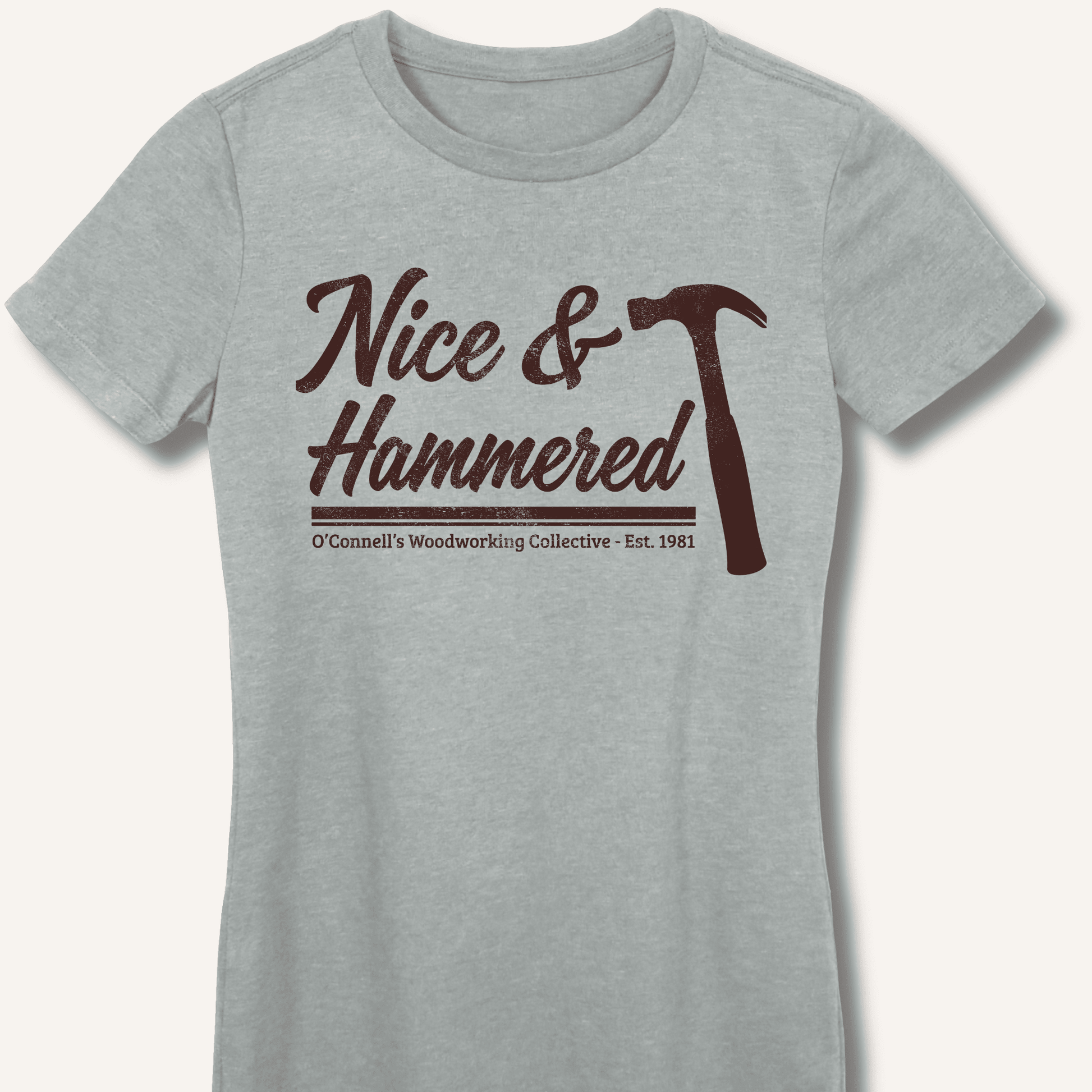 Nice & Hammered Fitted T-Shirt - Sip & Shirt