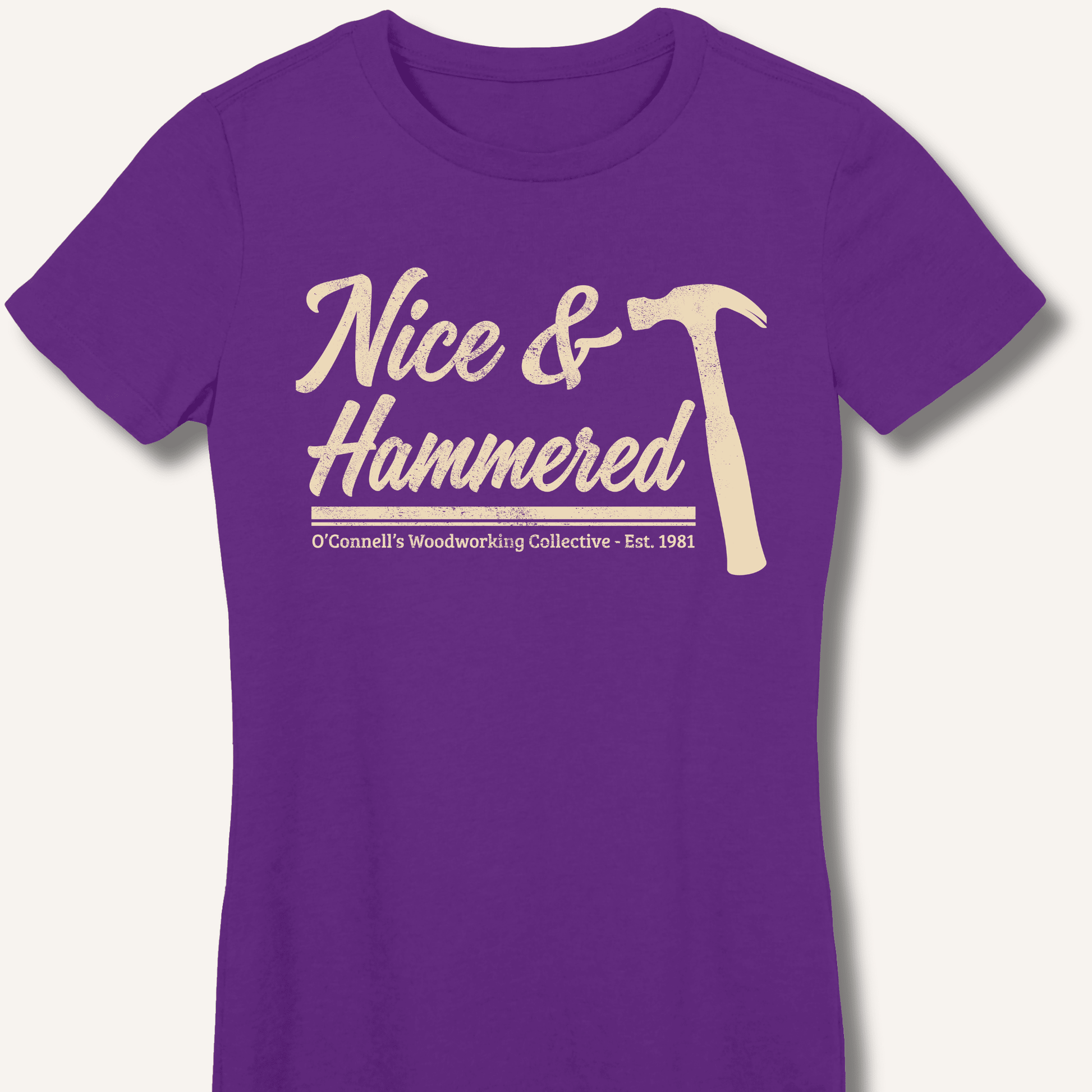 Nice & Hammered Fitted T-Shirt - Sip & Shirt