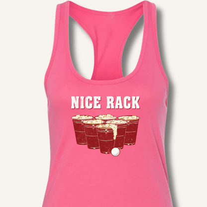 Nice Rack Racerback Tank - Sip & Shirt