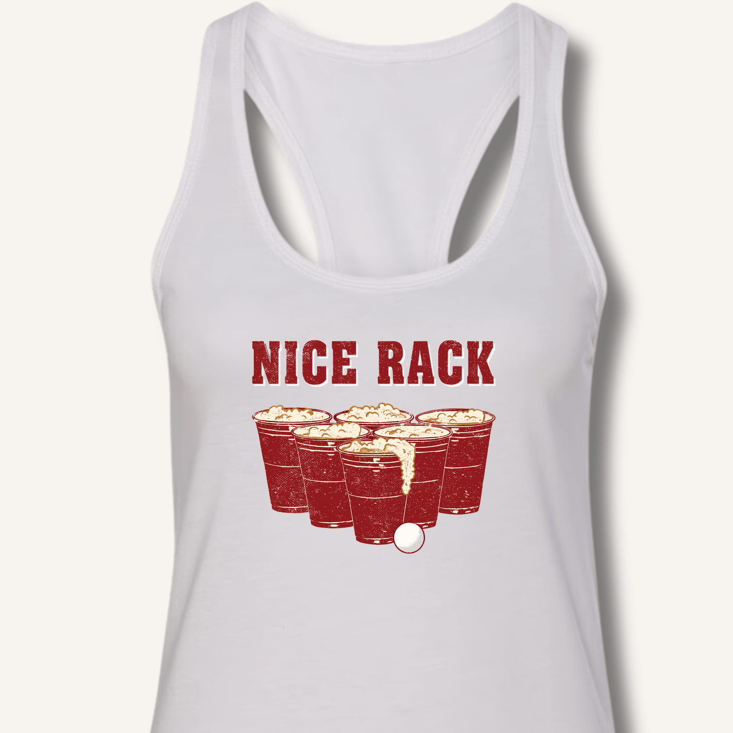 Nice Rack Racerback Tank - Sip & Shirt