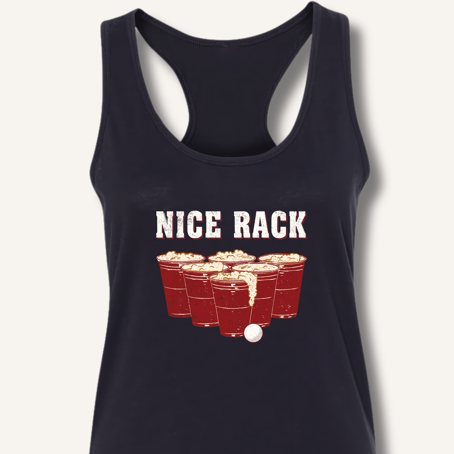Nice Rack Racerback Tank - Sip & Shirt
