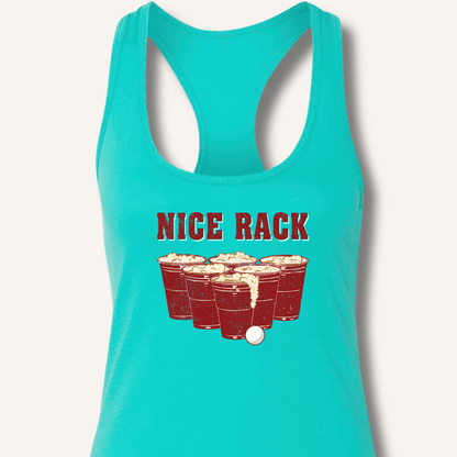 Nice Rack Racerback Tank - Sip & Shirt