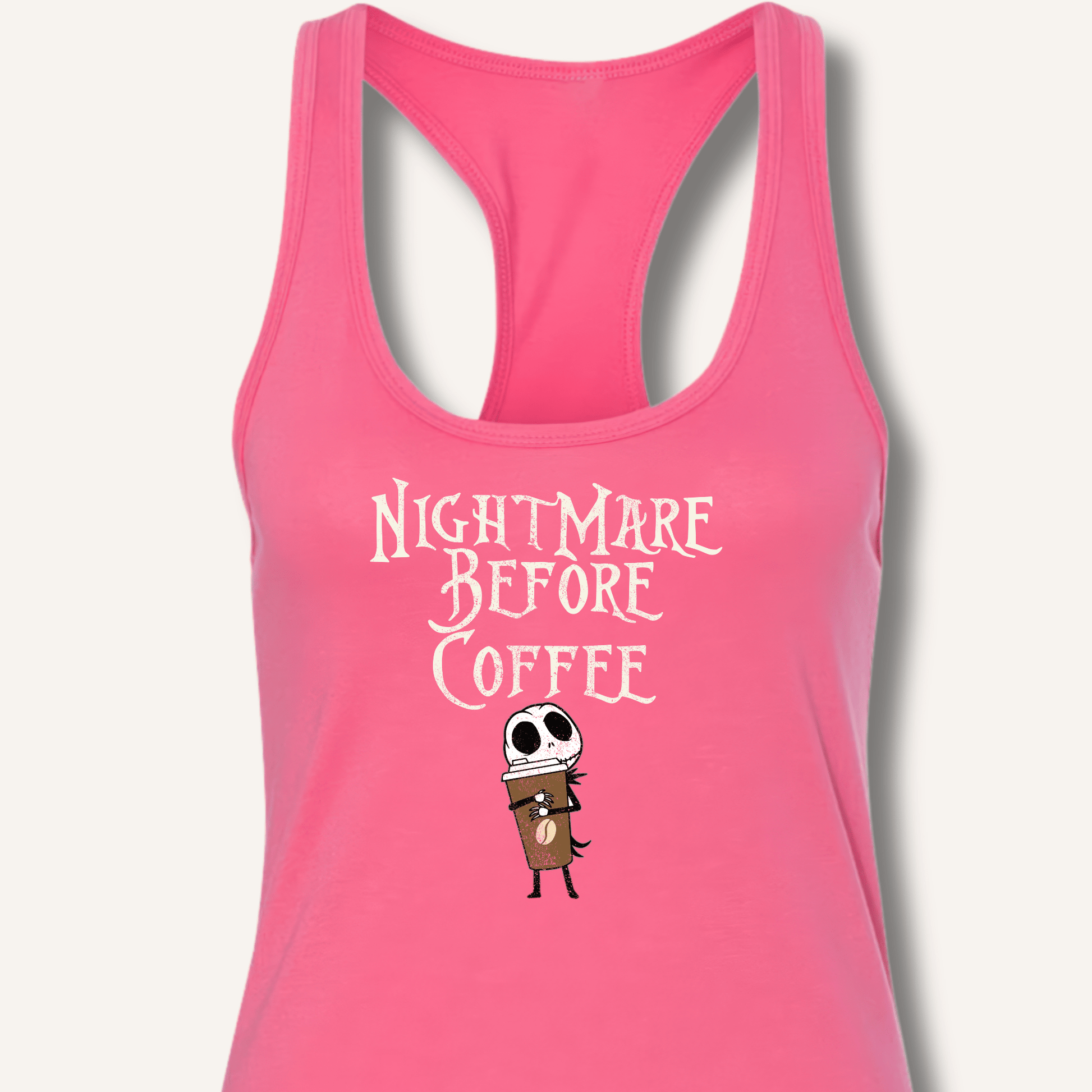 Nightmare Before Coffee Racerback Tank - Sip & Shirt